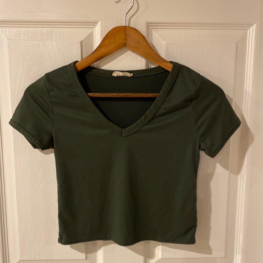 Fitted crop T-shirt